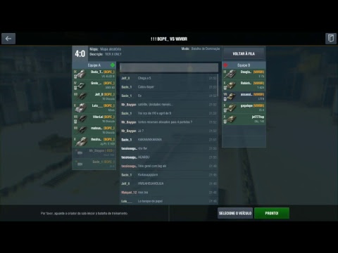 wot replay BOPE vs WMBR, MD5, as 21:30 (Horário de Brasilia)