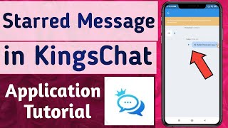 How to Starred Messages on KingsChat App screenshot 5