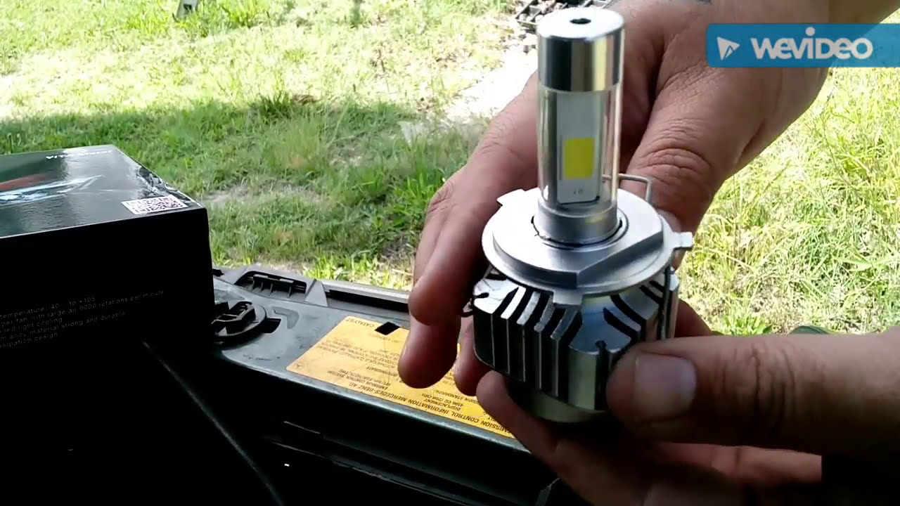 🤩 amazing installation of h4 160w 16000 lumen LED headlights YouTube