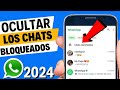 😈 POR FIN! COMO OCULTAR LOS CHATS BLOQUEADOS Y RESTRINGIDOS en WHATSAPP 2025