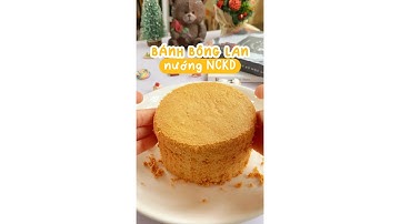 Bánh bông lan | nướng nồi chiên không dầu