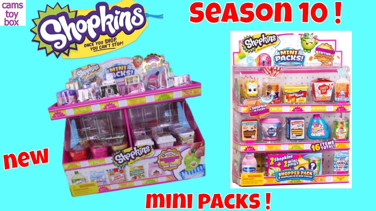Shopkins Season 10 Mini Packs Case Opening Surprise Toys Kids Review Collectors Edition Unbox