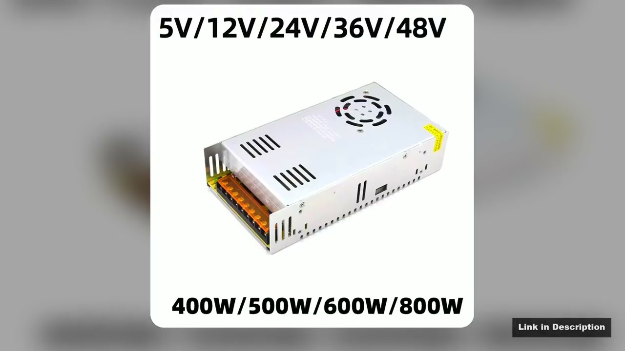 400W 500W 600W 800W Switching Power Supply Light Transformer AC 110V 220V To DC 5V 12V 24V 36V 48V
