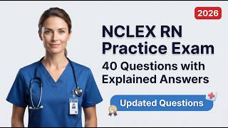NCLEX RN Practice Questions 1 Exam Mode Review With 40 Real Questions And Explained Answers For 2026 screenshot 1