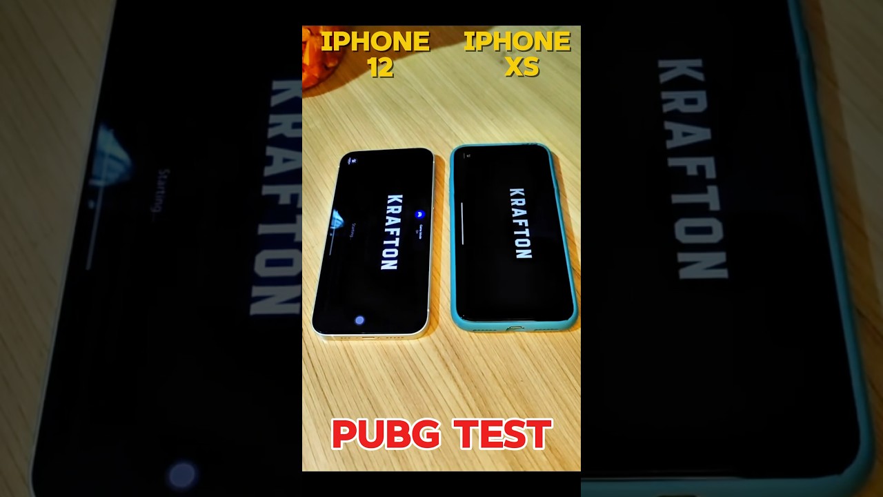 iPhone 12 V S. iPhone XS pubg mobile test