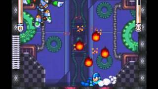 Megaman 7 (SNES) - Boss 7 - Turbo Man (No Damage, No Charge, Buster Only)