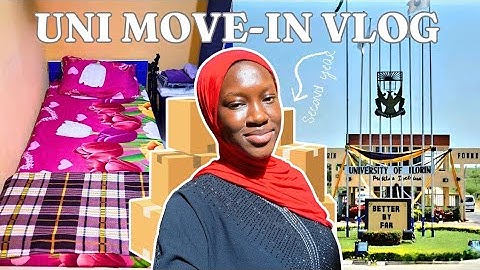 UNI Move-In Day VLOG 📦 + Hostel Tour! (Unilorin Second Year)