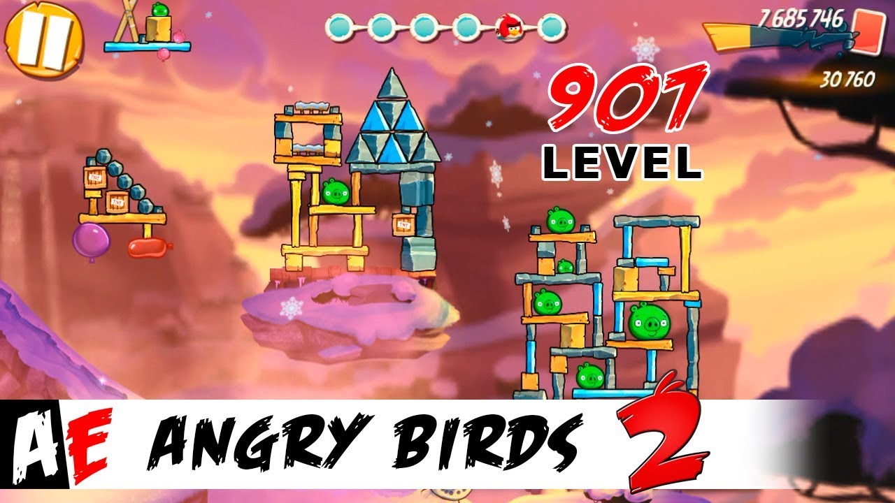 Level 907 Angry Birds 2 LEVEL 907 - YouTube