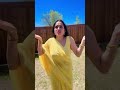 Gulabi saree trend