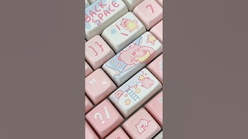 A Cutie Pig Keyboard? #keyboard #keycaps #keebs #mechanicalkeyboard #foryou