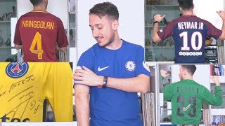 LE MIE NUOVE MAGLIE DA CALCIO AUTOGRAFATE DA CALCIATORI E NON