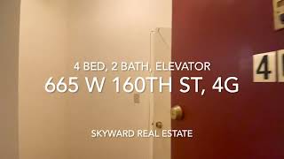 665 W 160th St, 4G