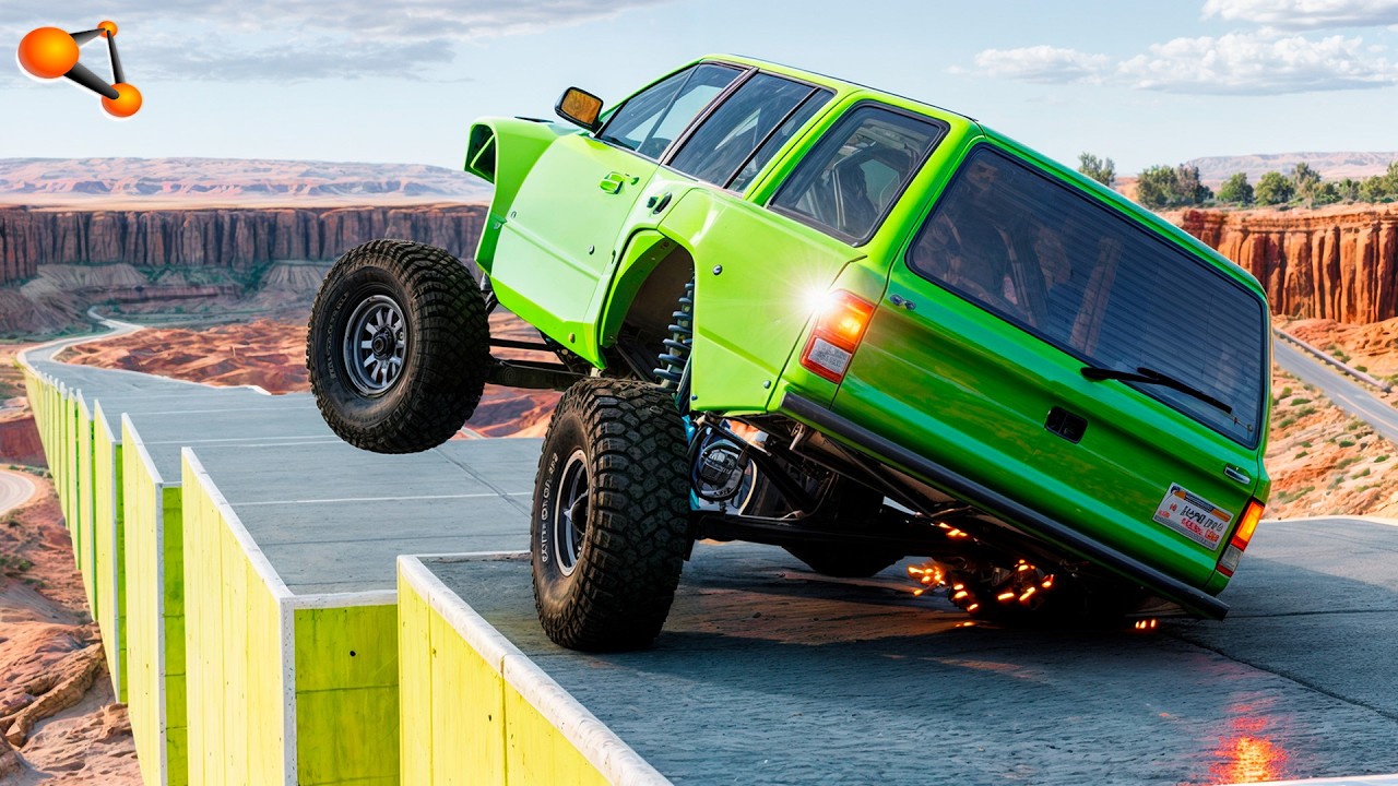 Best Stairs Vs Cars #2 - BeamNG drive