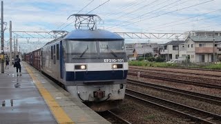 EF210 101号機(5054レ) 清洲駅通過