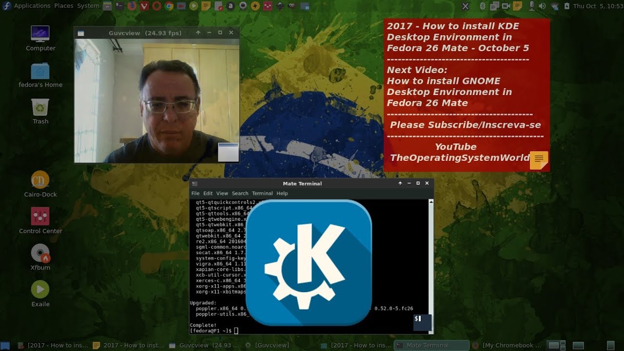 2017 - How to install KDE Plasma Desktop Environment in Fedora 26 Mate ...