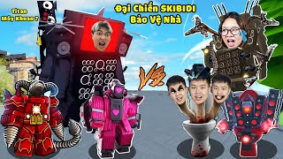 Huy Lơ Mở Khóa TV MAN , SPEAKER MAN Mới Nhất Bảo Vệ Nhà Khỏi Đội Quân SKIBIDI TOILET Tower Defense ?