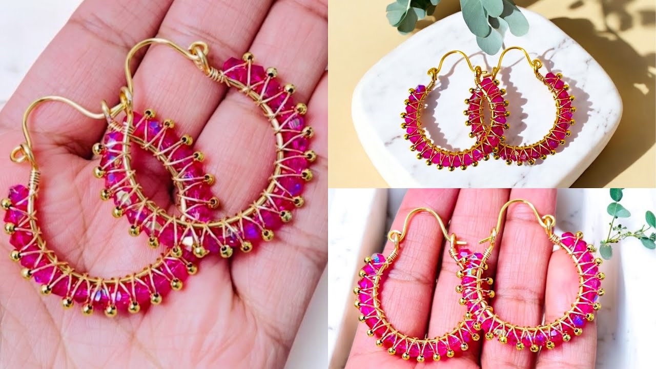 Argollas- Arracadas -Candongas en alambrismo// cómo hacer aretes en alambrismo// aprende alambrismo