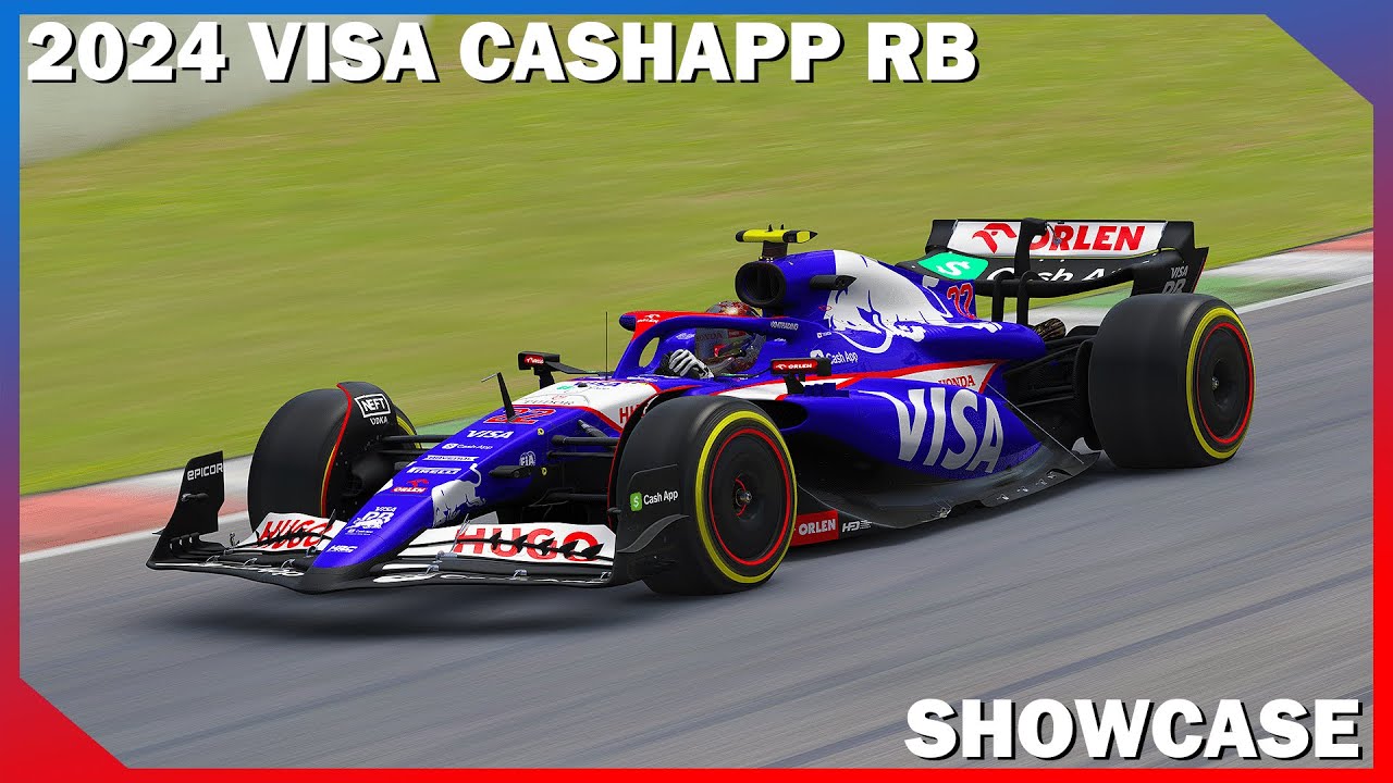 I drove the new 2024 Visa Cashapp RB F1 car | Assetto Corsa - YouTube