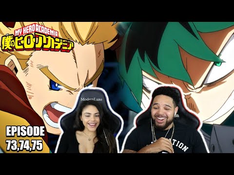MIRIO AND DEKU ABOUT TO MAKE US CRY! My Hero Academia Season 4 Episode 73, 74, 75 REACTION!!!