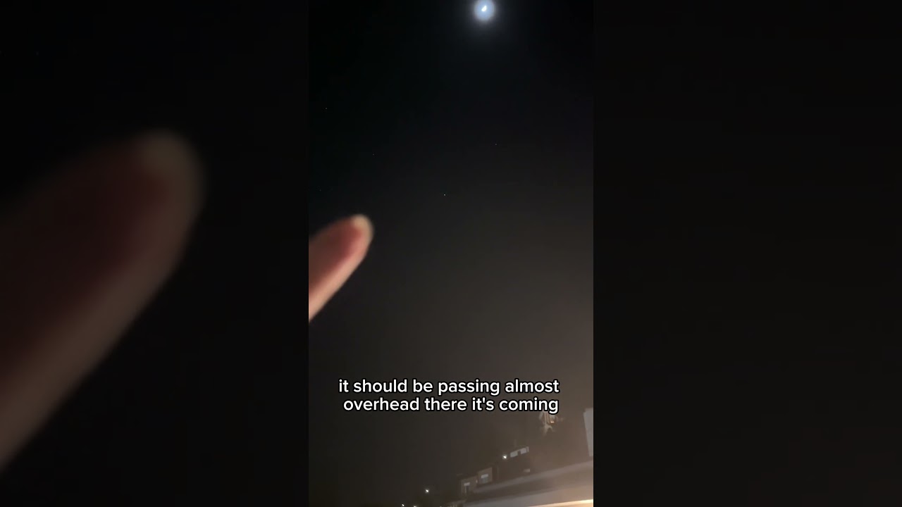 Я сфотографировал #МКС &mdash; Международную космическую станцию ​​&mdash; с помощью собственного #телескопа.