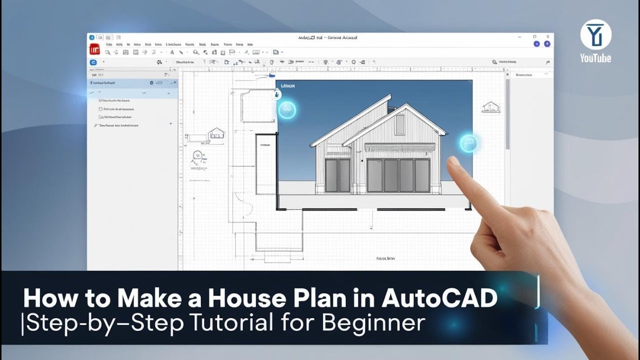 How to Make a House Plan in AutoCAD Step by Step Tutorial for Beginners ...