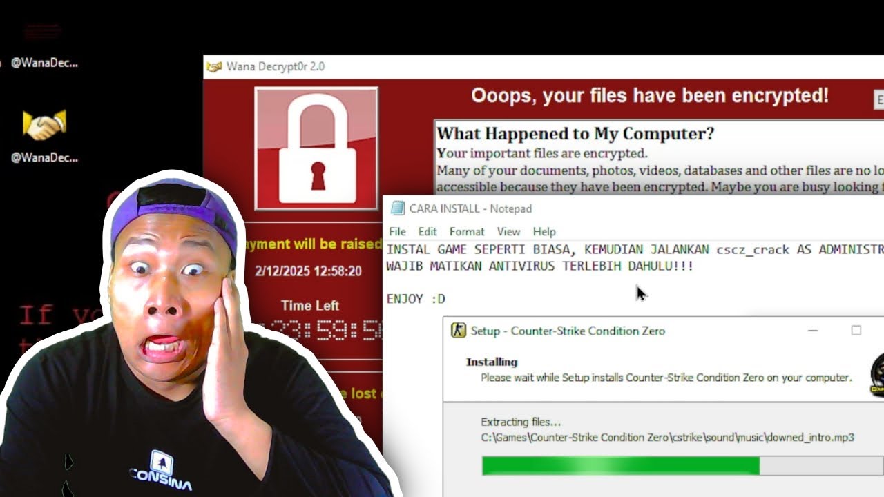 Akibat dari Install Game Bajakan pake Crack