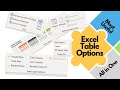 Excel Table and it's complete customization (Most Useful option in Excel)