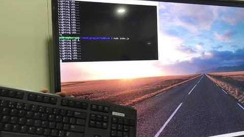 IoT Raspberry pi 3 modal b led blink project