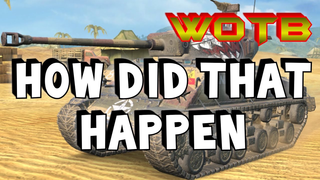 Можете объяснить, как это произошло? 🤷 Wot Blitz - Ваш геймплей World Of Tanks Blitz