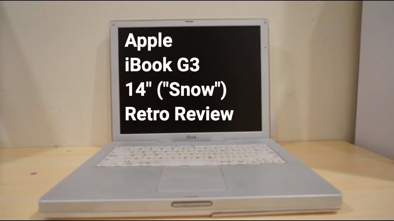 Apple iBook G3 Snow 14 inch: The last G3 iBook - YouTube