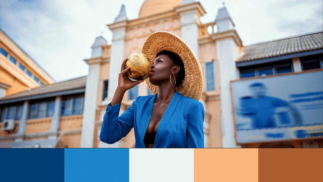 Blue and Yellow Color Grade in and Adobe Camera Raw Working