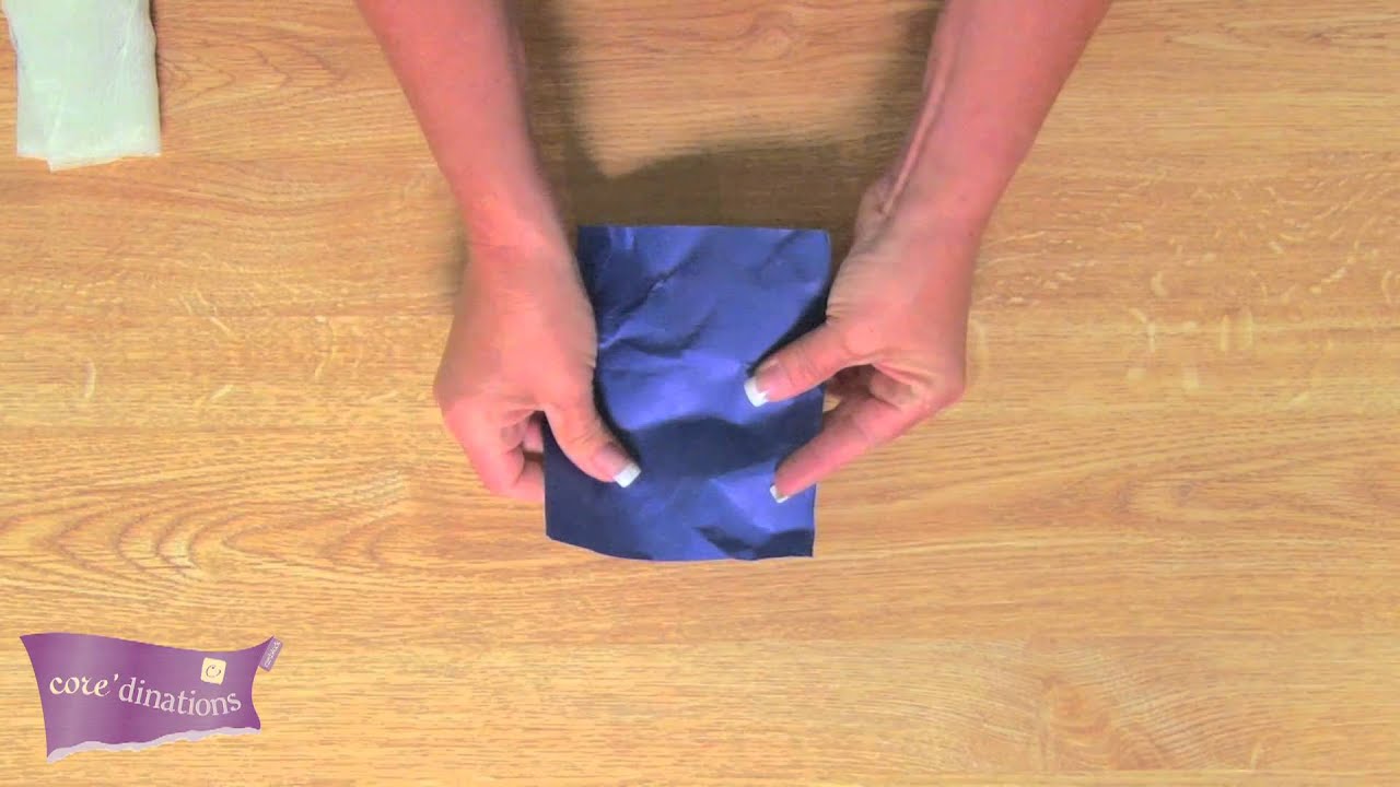 How to Antique Core'dinations ColorCore Cardstock - Scrapbooking Project