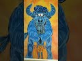 A2 size Mahadevji colour drawing #shorts#yt studio#art #painting
