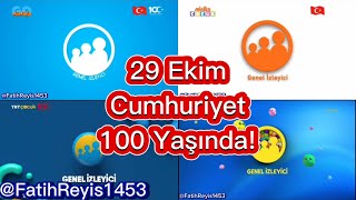 (Karışık Kanallar)(TRT Çocuk, TRT Diyanet Çocuk,  Minika Çocuk, Minika Go)(Cumhuriyet 100 Yaşında!) Resimi