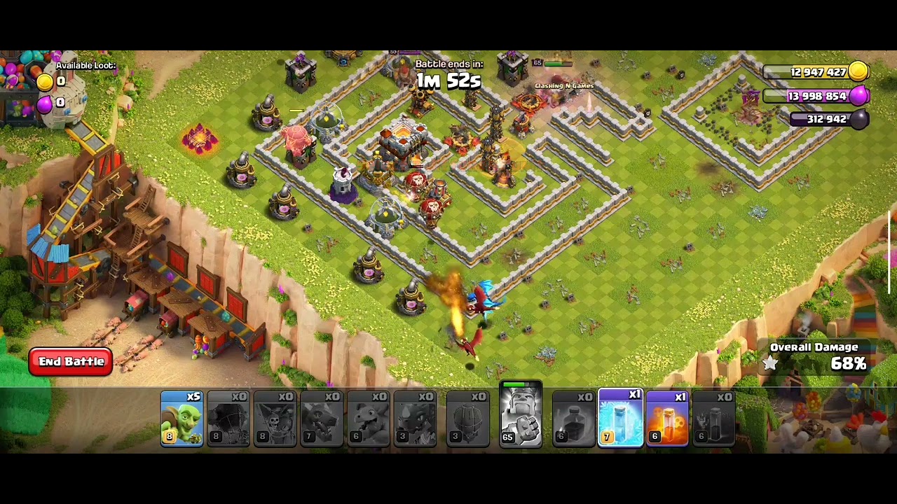 3 star the painter king challenge (clash of clans)