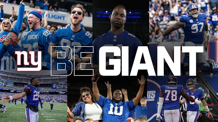 “BE GIANT” Hype Video featuring Justin Tuck | New York Giants
