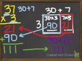 Expanded Algorithm for Multiplication Quiz