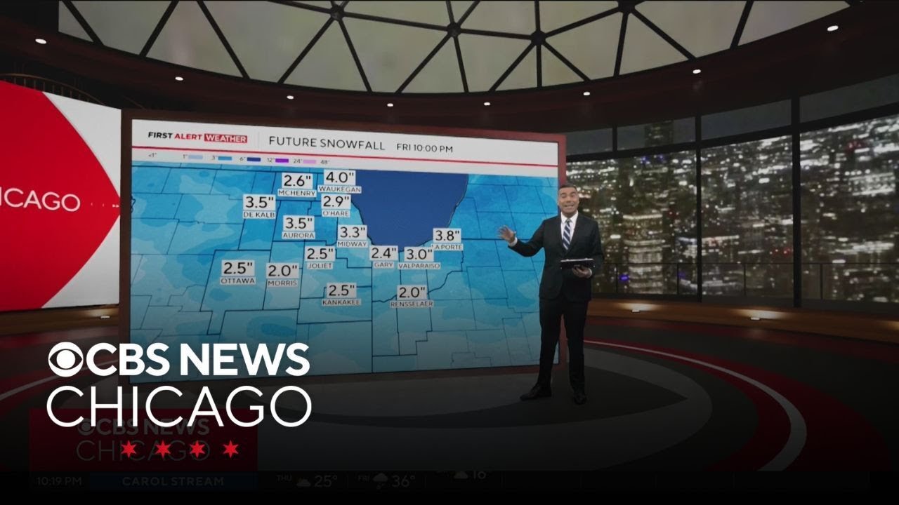 Overnight snow to make for messy morning commute - YouTube