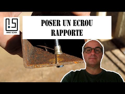 Comment poser un insert fileté. Comment poser un écrou rapporté ? Trou taraudé tôle et paroi mince .