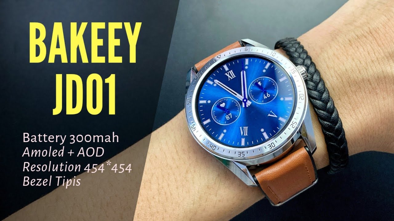 SMARTWATCH AMOLED MURAH DIBAWAH 1 JUTA - BAKEEY JD01 - REVIEW TEST - YouTube