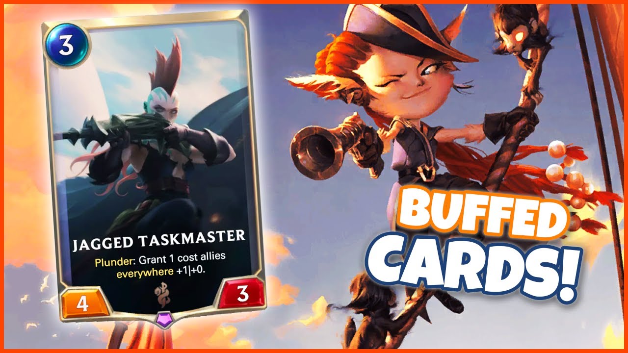 JAGGED TASKMASTER BUFFED! GANGPLANK & SEJUANI | Legends of Runeterra Bilgewater Deck | LoR