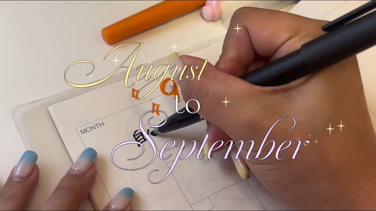 【Mind note】8月の振り返りと9月の目標設定🧚✨ノート/ジャーナリング/マインドノート