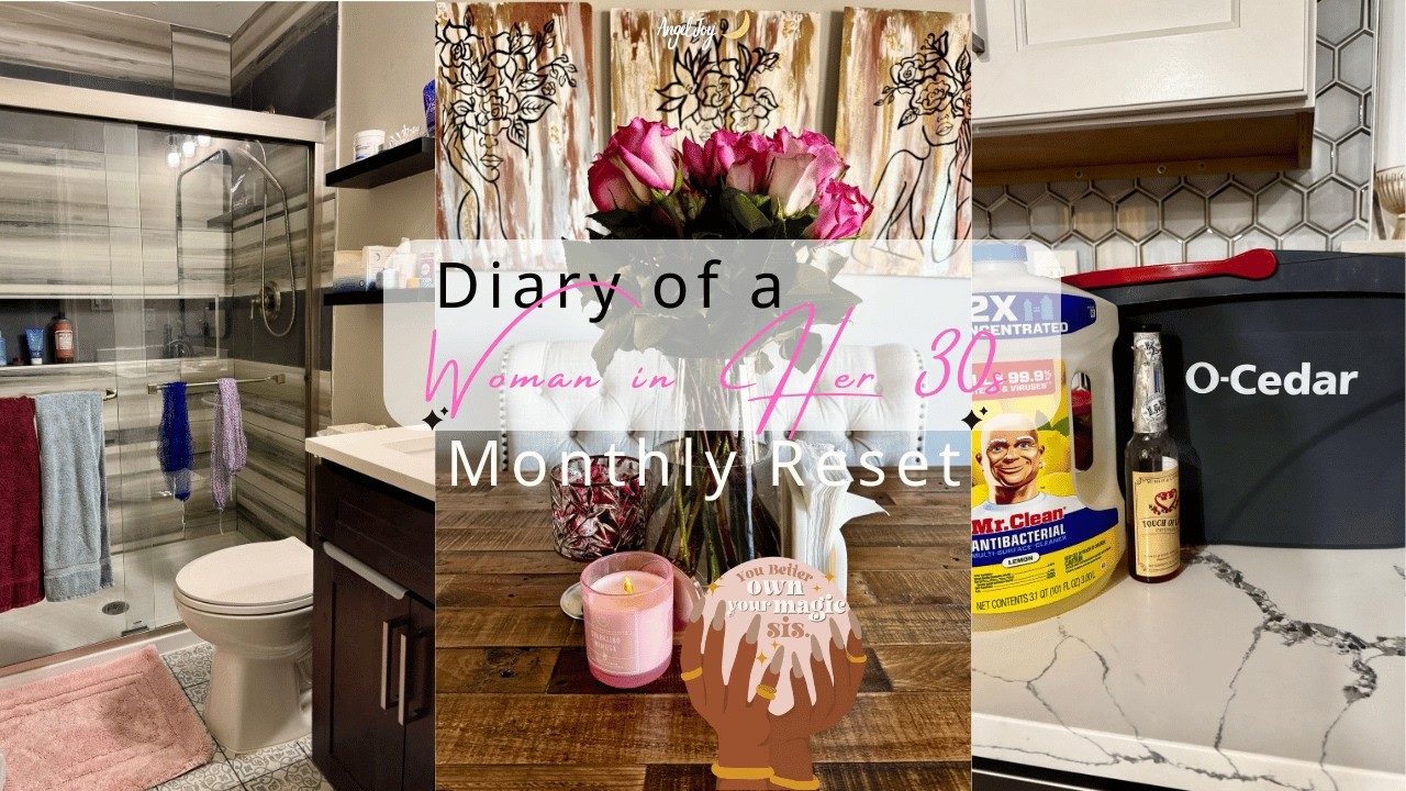 Just a Woman in Her 30s: MONTHLY RESET -- NEW Month, NEW Energy 🩷✨