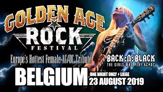 BACK:N:BLACK Coming to The Golden Age Rock Festival (BE)!
