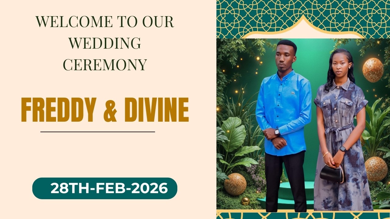 FREDDY & DIVINE WEDDING 28th-FEB-2026