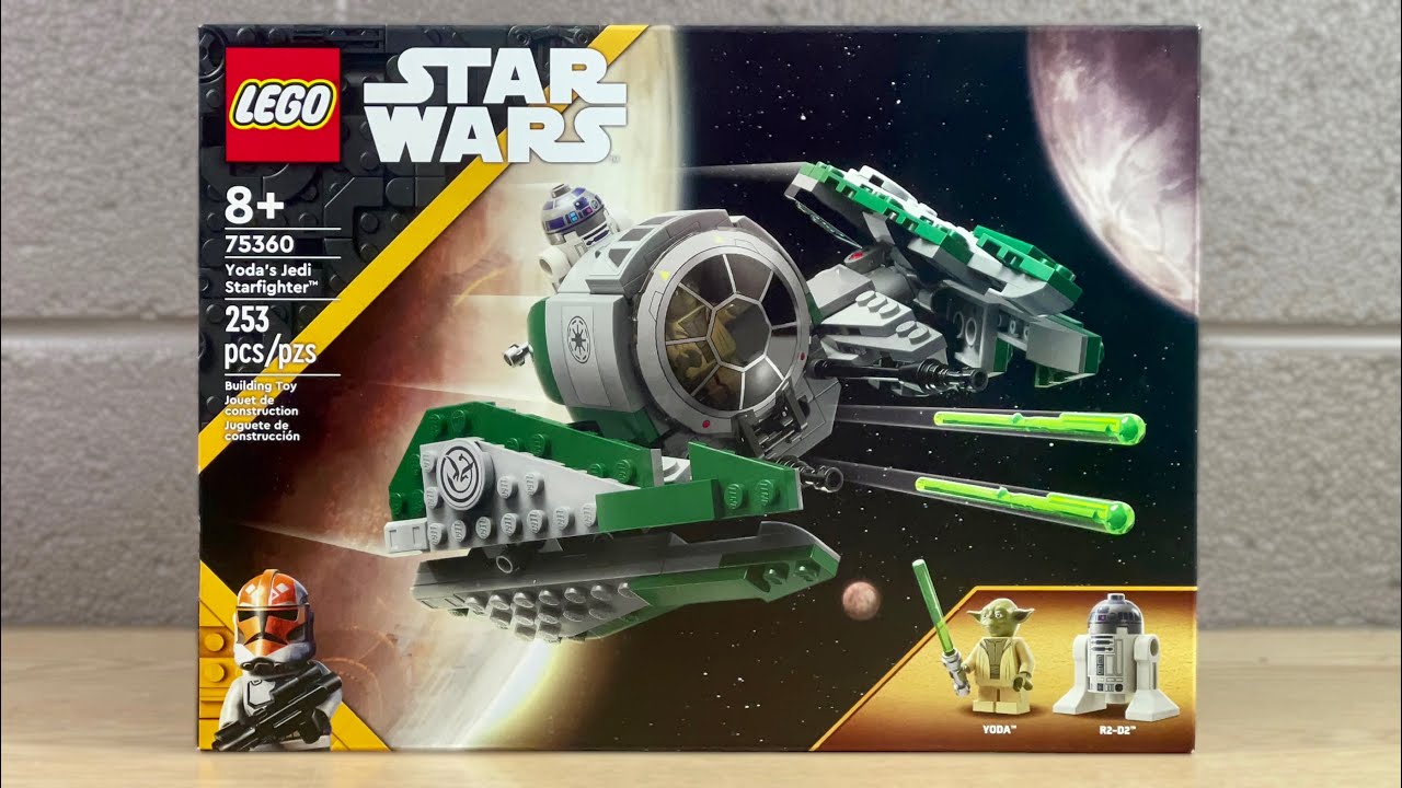 Lego 75360 Star Wars Yoda's Jedi Starfighter Sealed New 2023 R2-D2