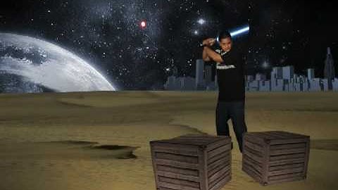 Apple Shake Lightsaber Project