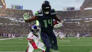 Seattle Seahawks vs New York Giants | NFL Week 5 2024 -  Full Game Highlights - Madden 25 Sim