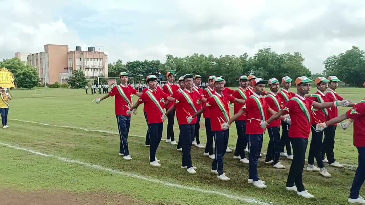 Parede by JNV PM Students on 15th August 2025 #arya_sunil #dance #parede #ground #jnv #deshbhakti 