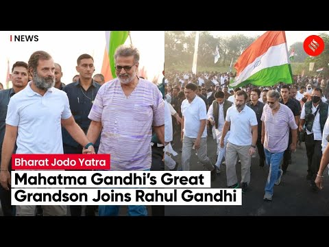 Bharat Jodo Yatra: Mahatma Gandhi’s Great Grandson Tushar Joins Rahul Gandhi In Maharashtra